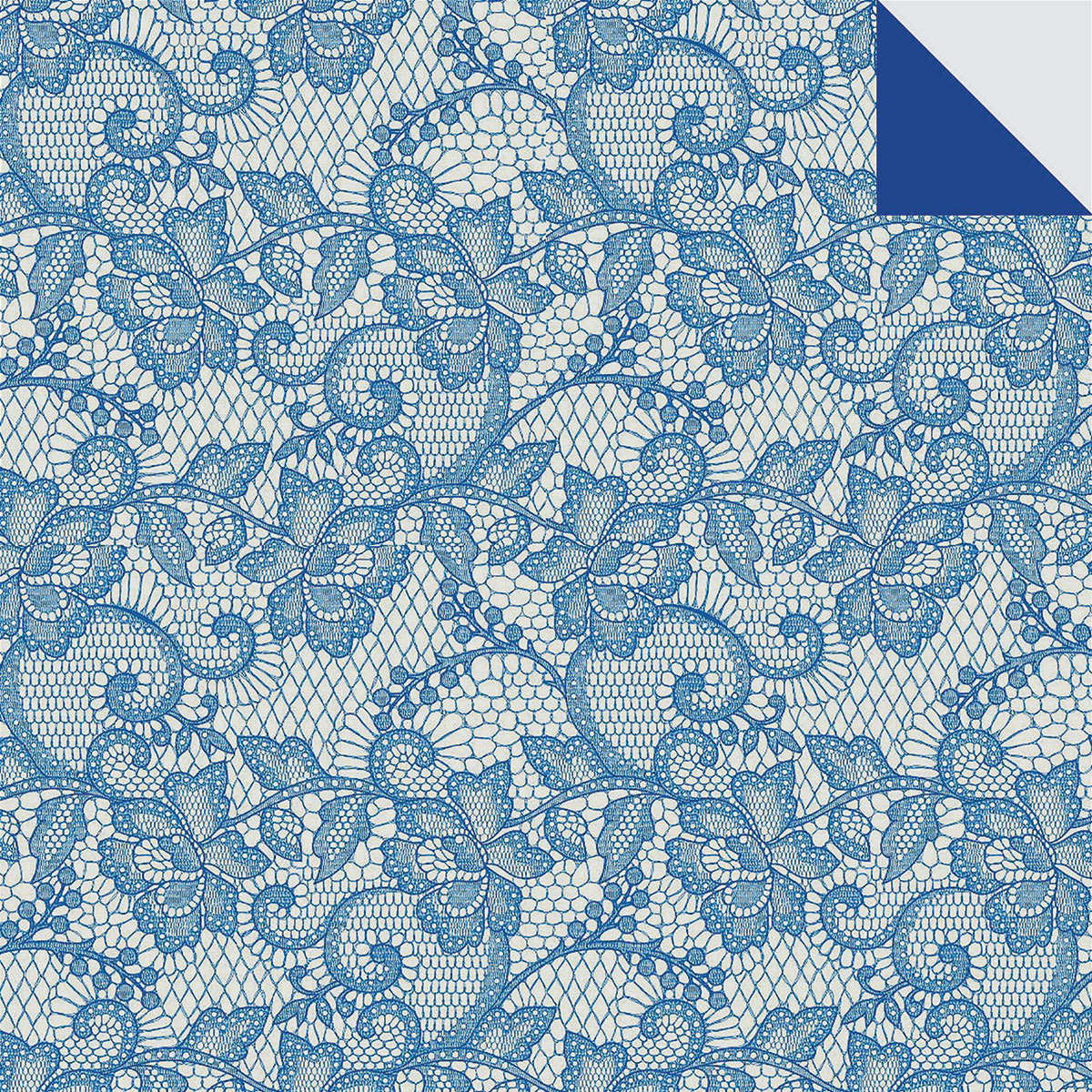 Tuttle Origami Pack Blue and White Patterns, Lace