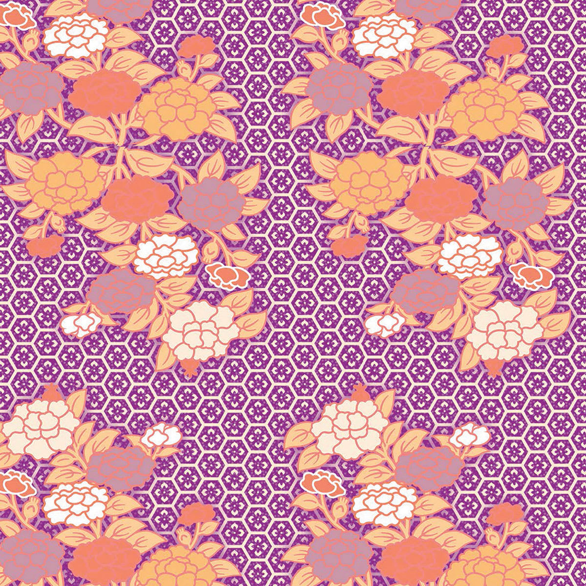 Tuttle Origami Pack Japanese Washi Paper, Purple