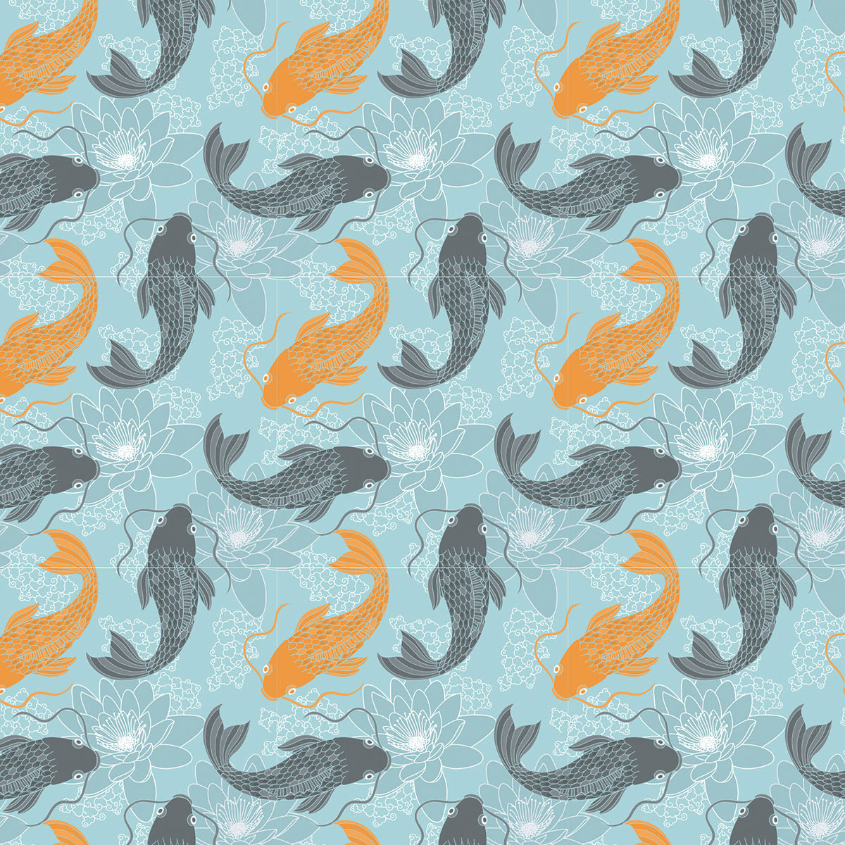 Tuttle Origami Pack Chiyogami Patterns, Koi