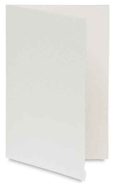 Fabriano Medioevalis Stationery - Portrait Folded Card standing upright at slight angle
