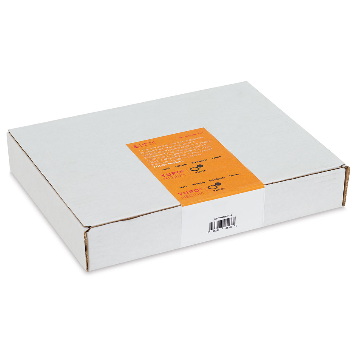 Legion Yupo Synthetic Paper - 9" x 12", Bright White, 74 lb, 50 Sheets (in packaging)