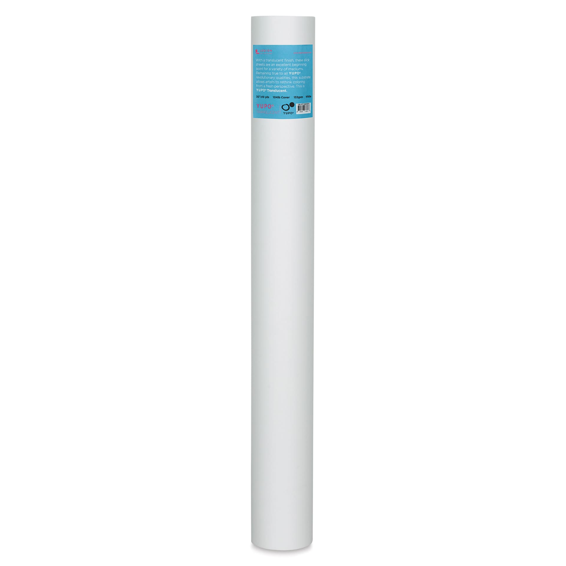 Legion Yupo Synthetic Paper - 30" x 10 yds, Translucent, Roll (in package)
