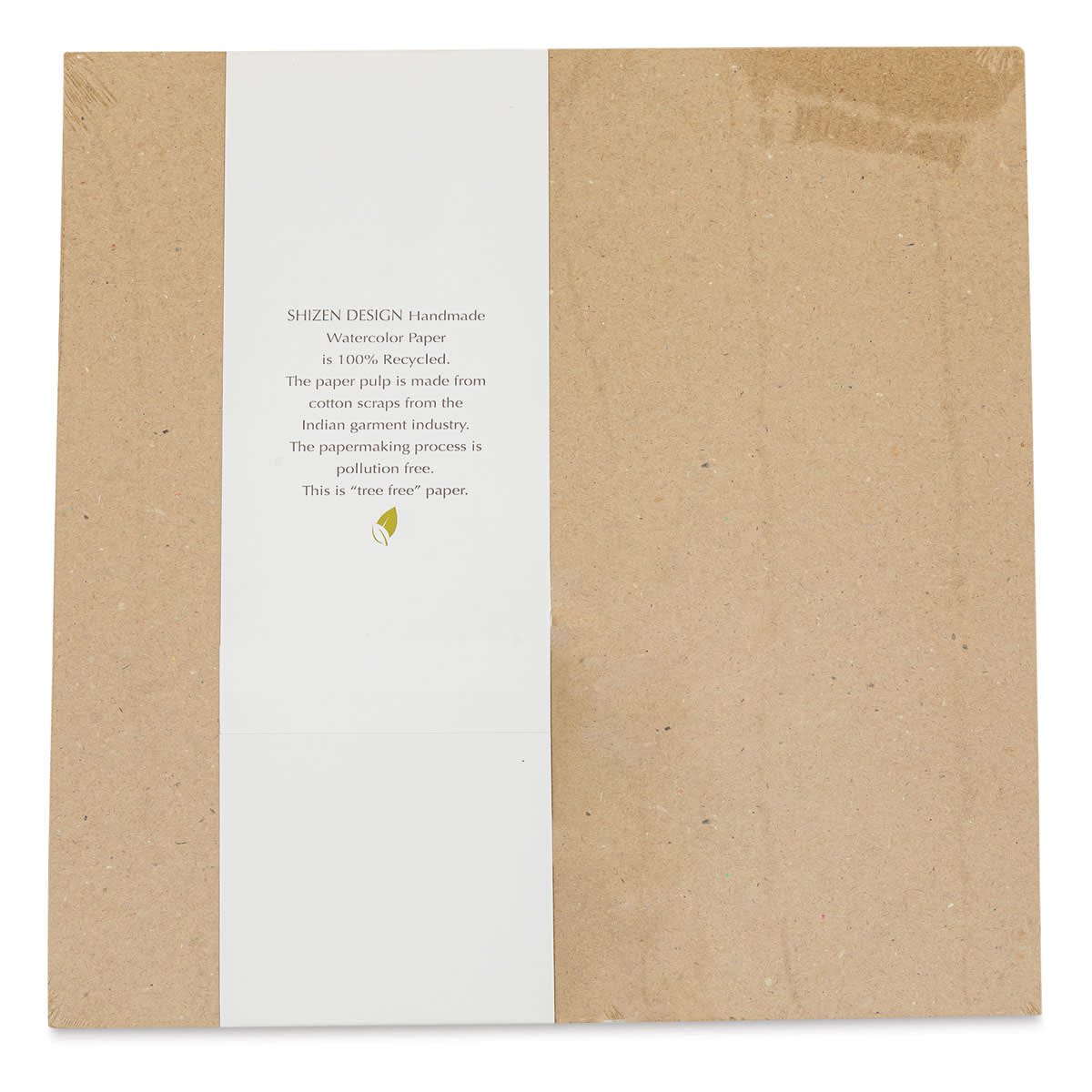 Shizen Professional Watercolor Paper Value Pack - Hot Press, Pkg of 39 Assorted Sheets (Back of packaging)