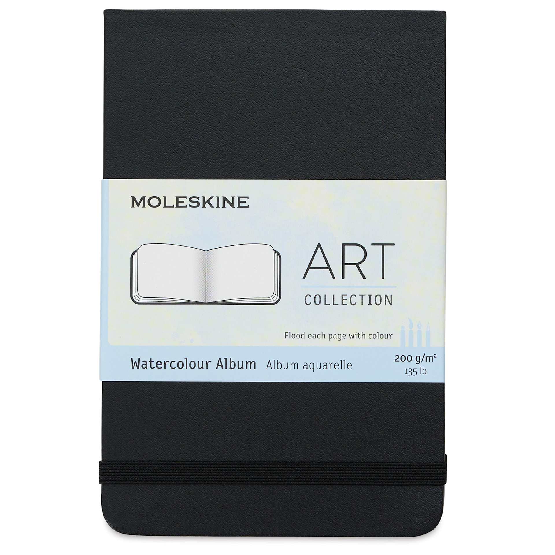 Moleskine Art Collection Watercolor Album - 3-1/2" x 5-1/2", Landscape, 60 Pages Moleskine Art Collection Watercolor Album - 3-1/2" x 5-1/2", Landscape, 60 Pages