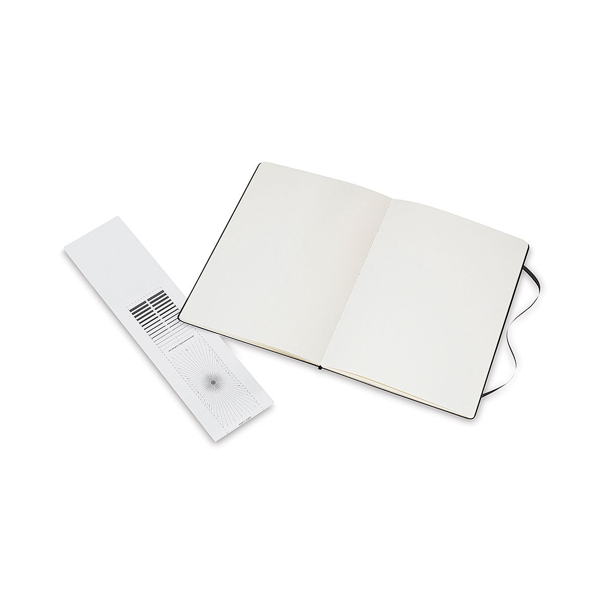Moleskine Art Collection Watercolor Notebook - 11-3/4" x 8-1/4", Portrait, 60 Pages (open to show paper)