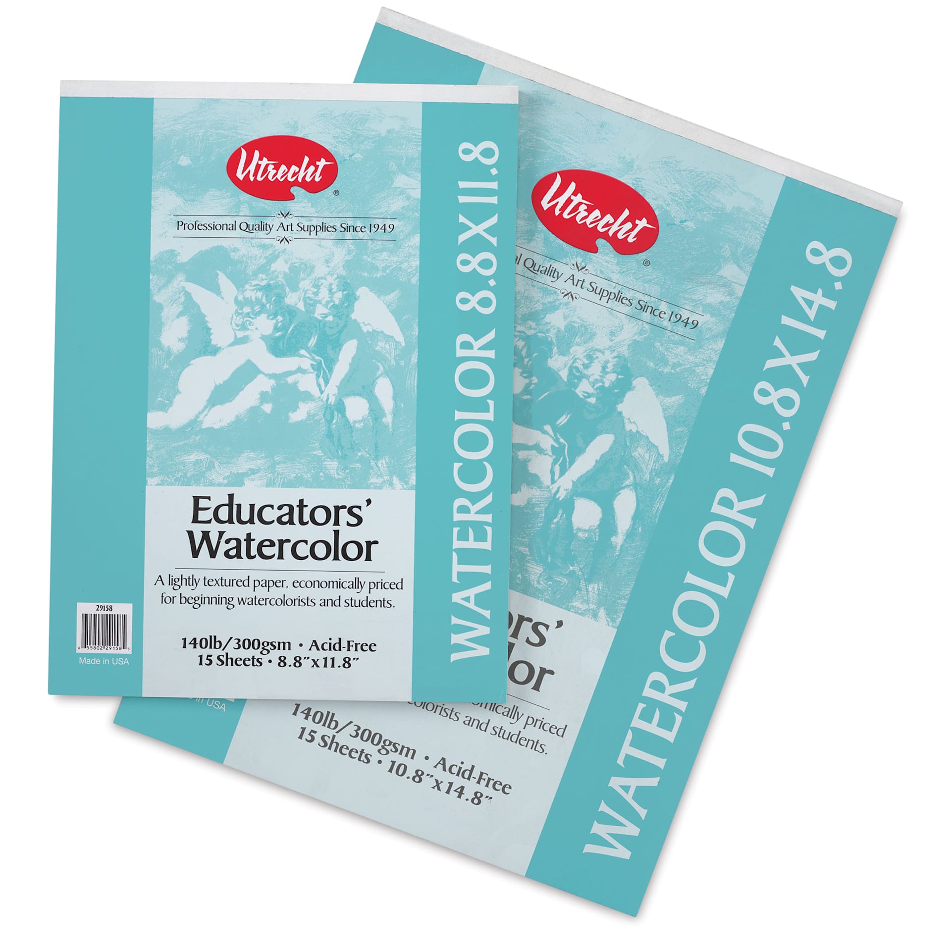 Utrecht Educators Watercolor Pads available in two sizes