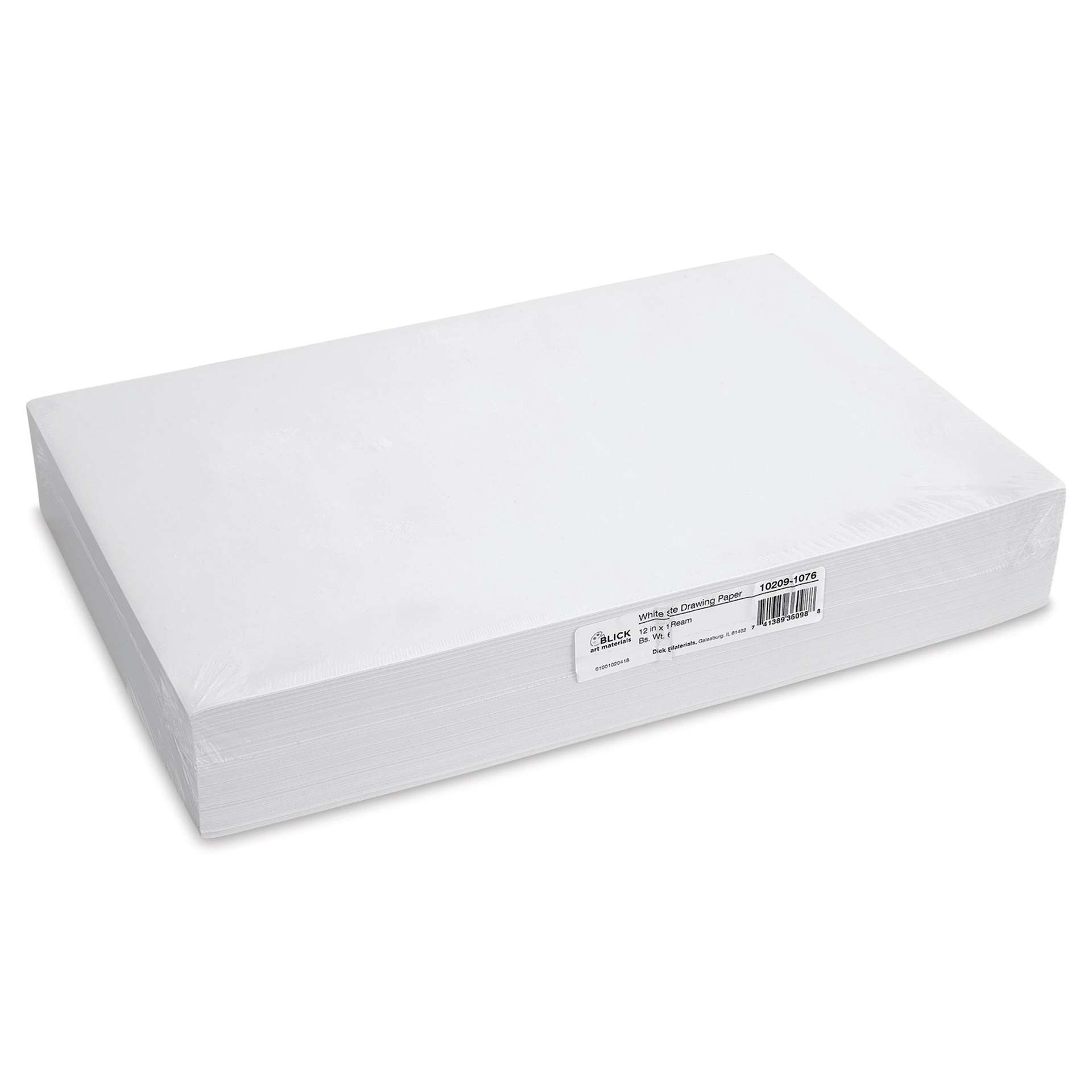 Blick Sulphite 60 lb Drawing Papers - 12" x 18", White, 500 Sheets