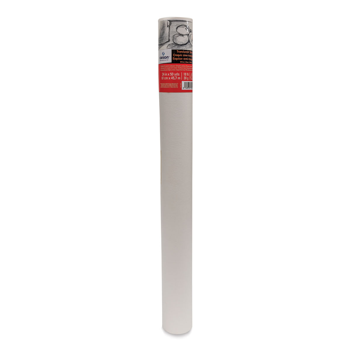 Canson Tracing Sketch Roll (10W) - 24" x 50 yds, White