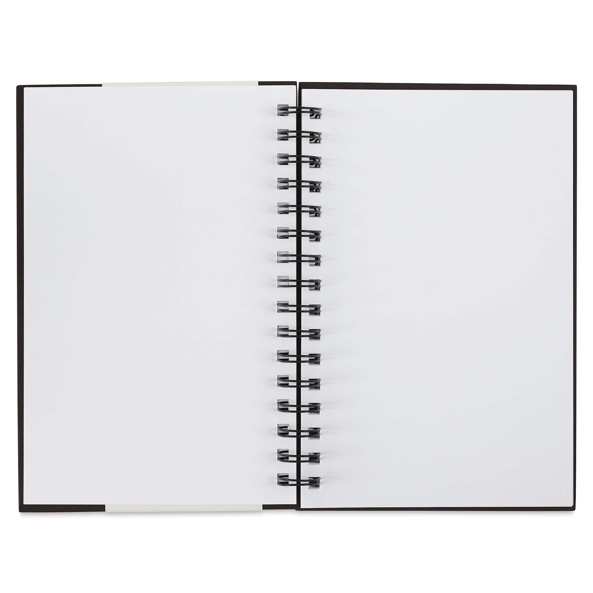 Strathmore 400 Series Drawing Hardcover Wirebound Art Book - 5-1/2" x 8-1/2", open
