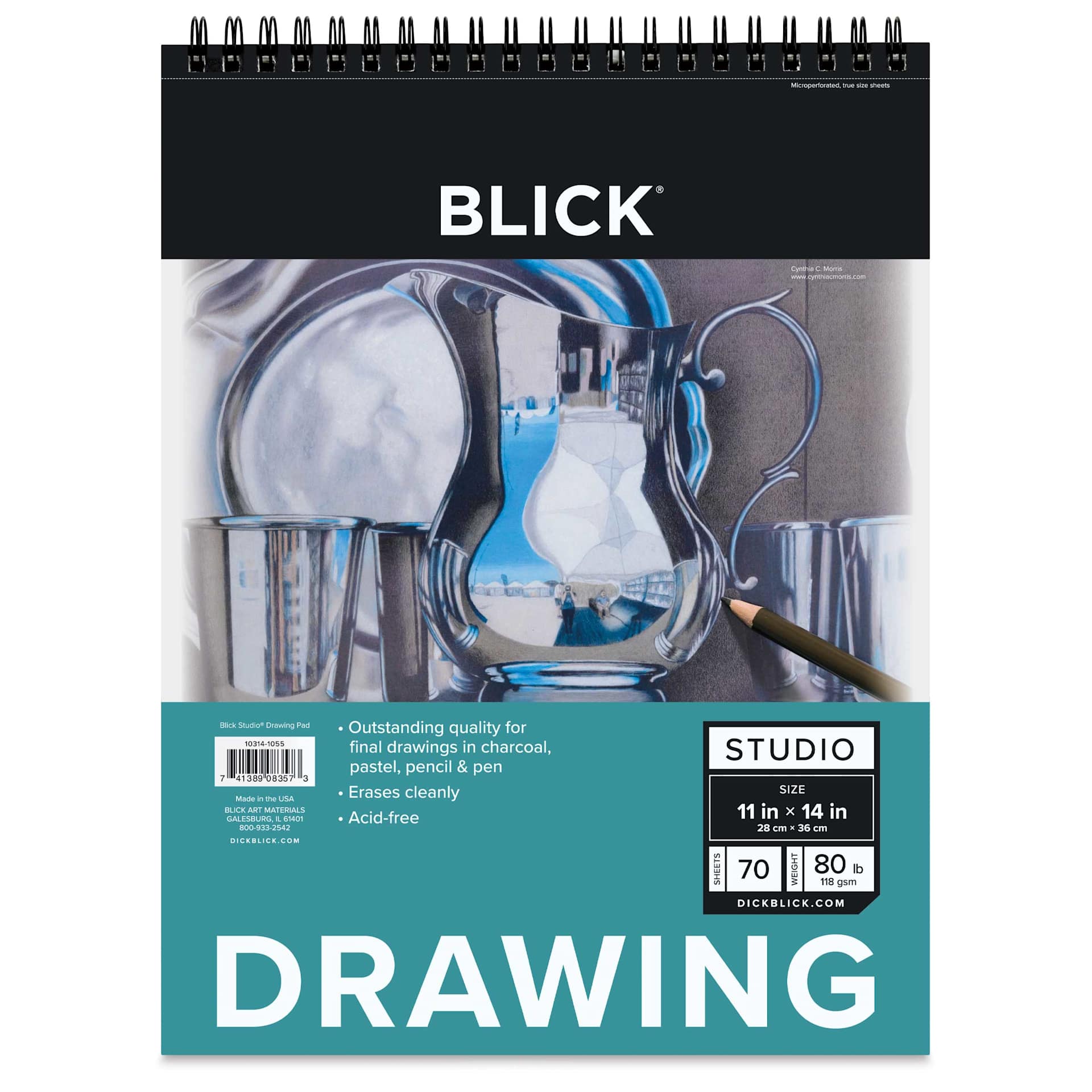 Blick Studio Drawing Pad - 11" x 14", 70 Sheets, front of pad