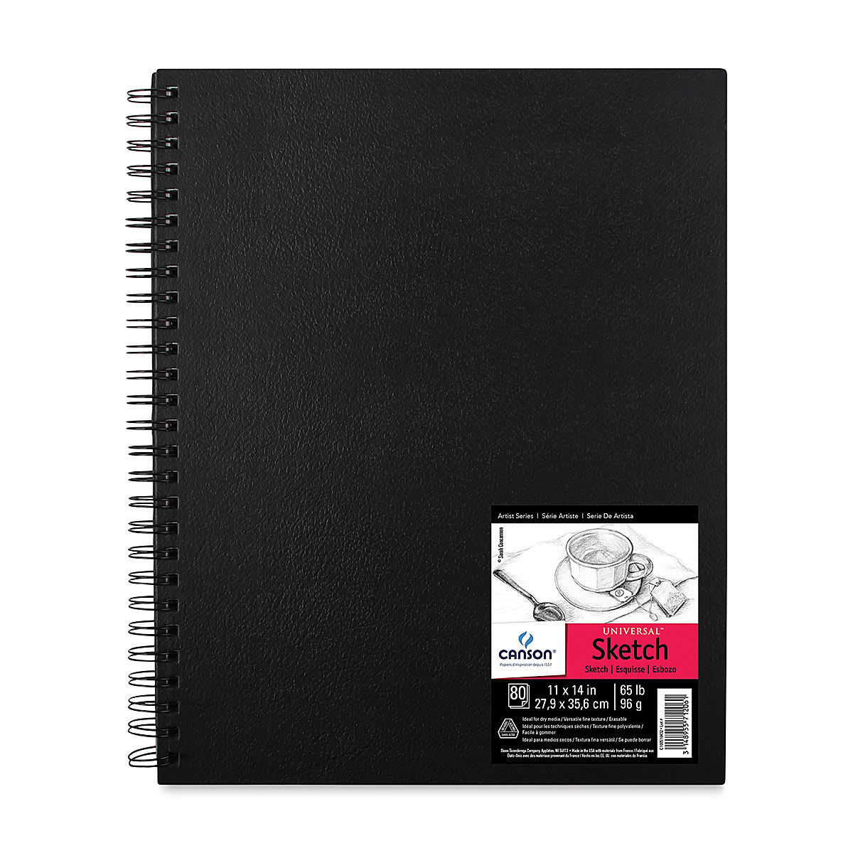 Canson Universal Hardcover Sketchbook - 11" x 14", front cover