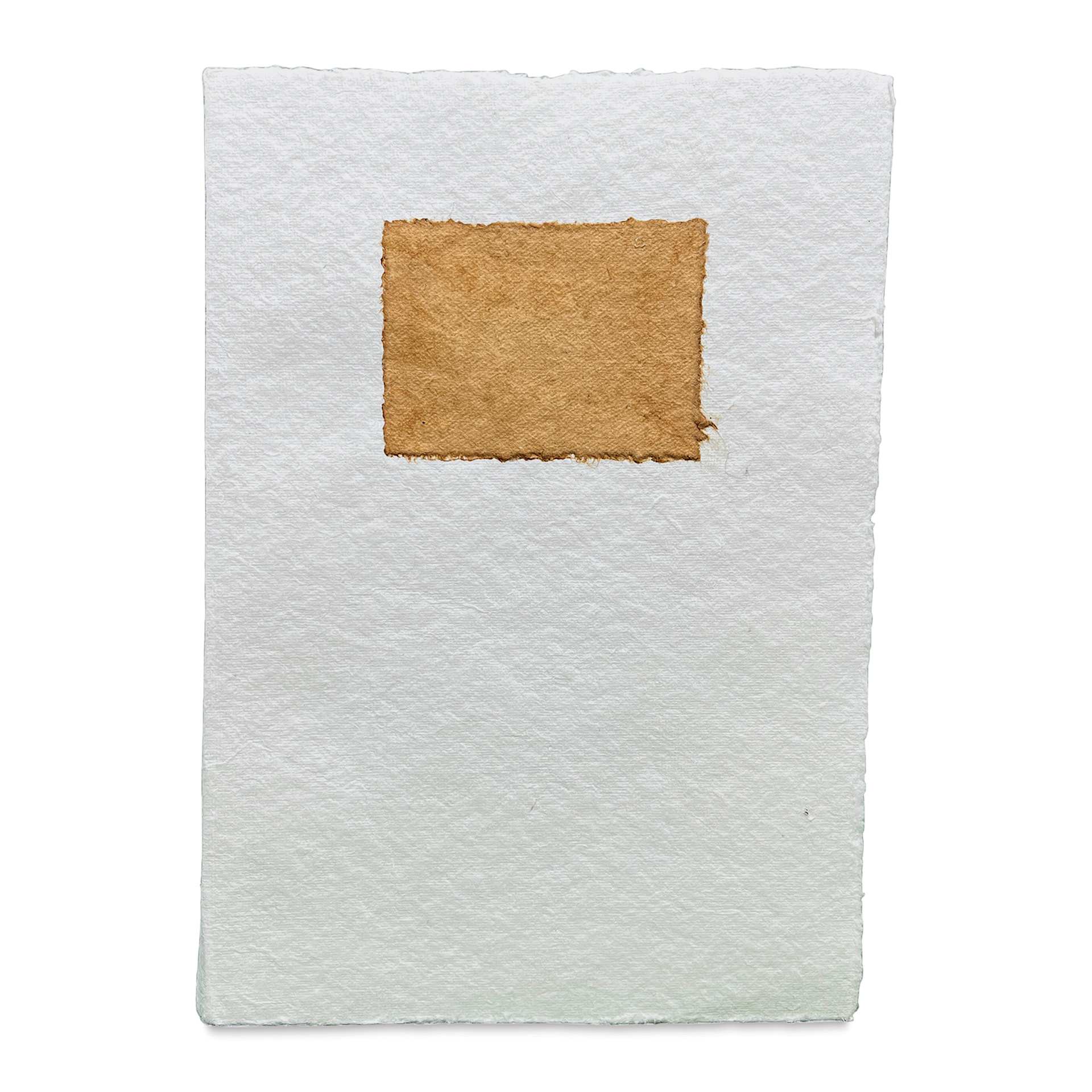 Lamali Codex Soft Cover Handmade Journal - 5-9/10" x 8-3/10", White Cotton, front cover