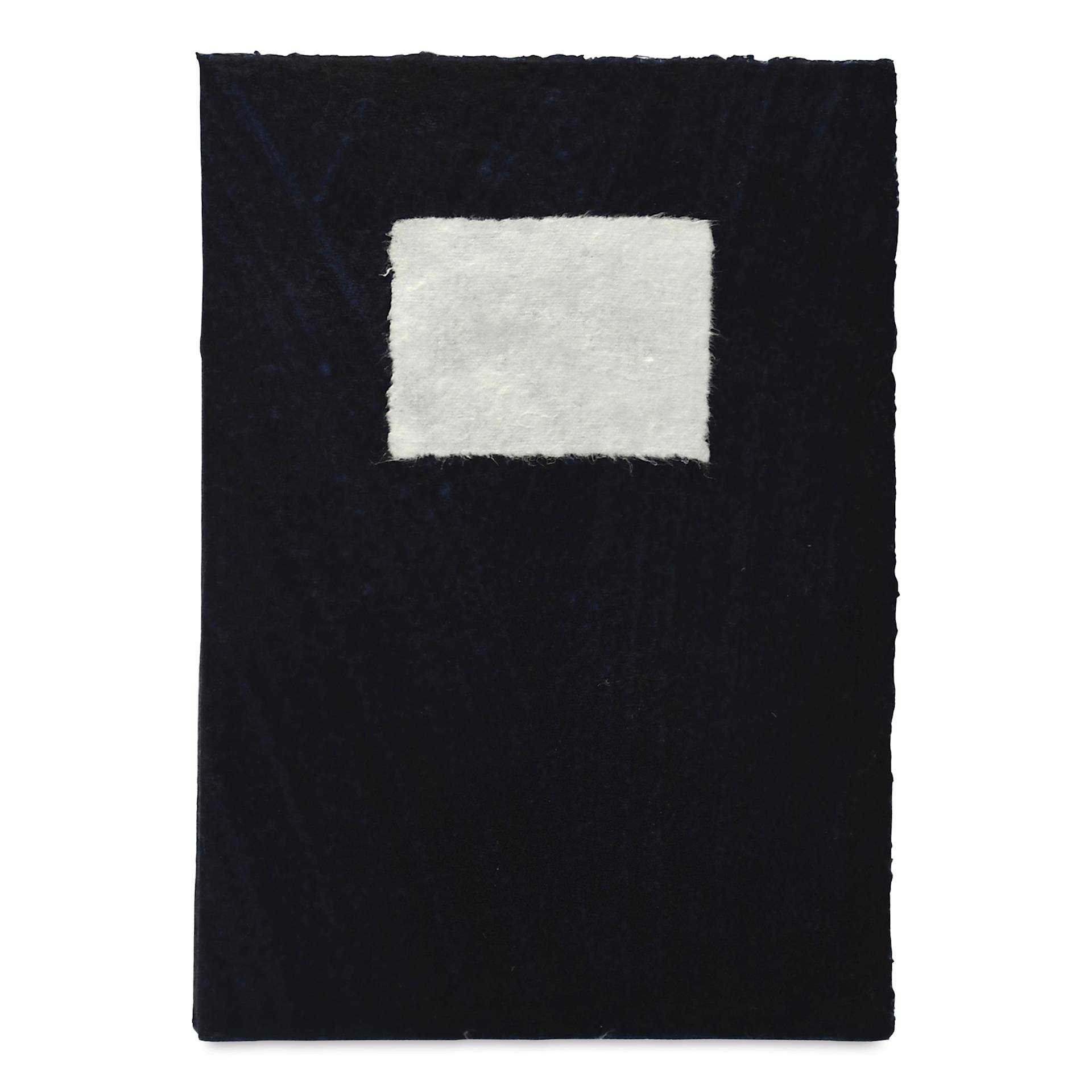 Lamali Codex Soft Cover Handmade Journal - 5-9/10" x 8-3/10", Indigo, front cover