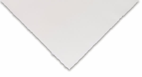BFK Rives Printmaking Papers - White sheet, 22" x 30", 250 gsm. Corner sample. BFK Rives Printmaking Papers - White sheet, 22" x 30", 250 gsm. Corner sample.