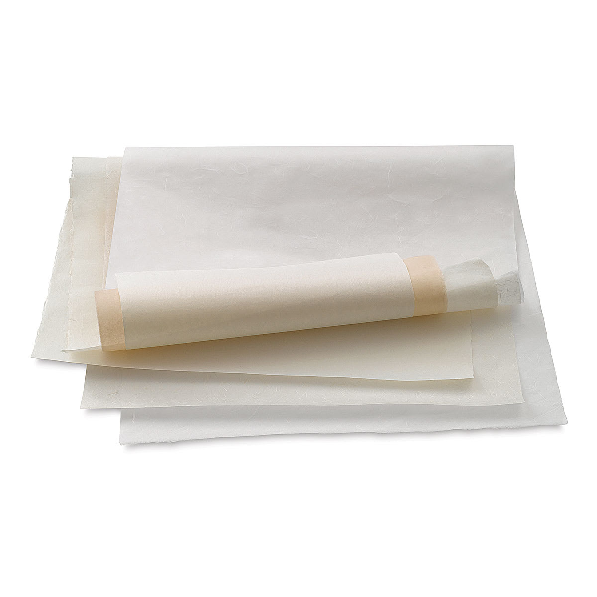 Japanese Paper 10-Sheet Assortment - Five types of Japanese paper stacked and folded