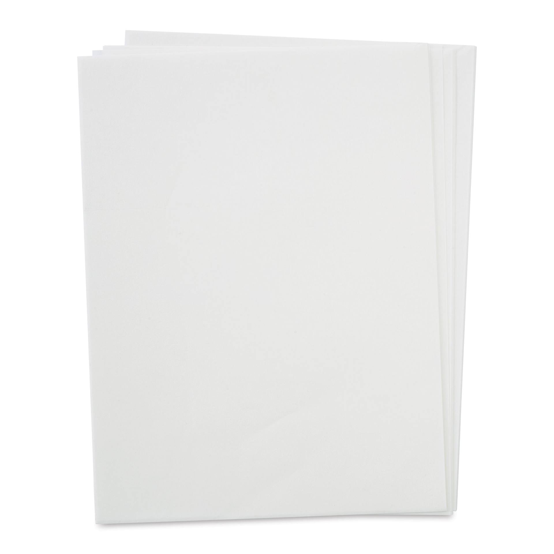Ink Block Printing Pack - 9" x 12", Bleached Mulberry, 25 Sheets out of packaging