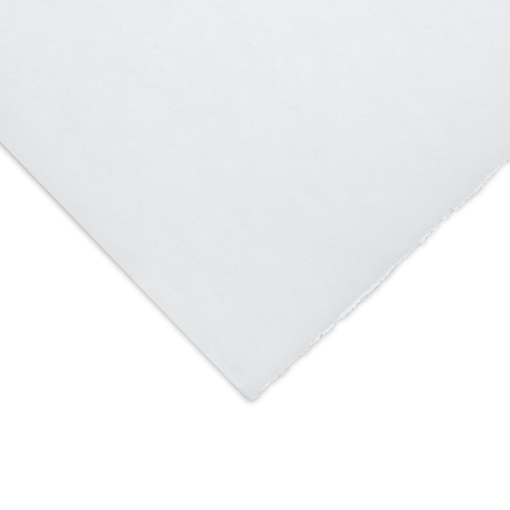 Arnhem 1618 Printmaking Paper by Speedball - Closeup of White Sheet to show color and texture