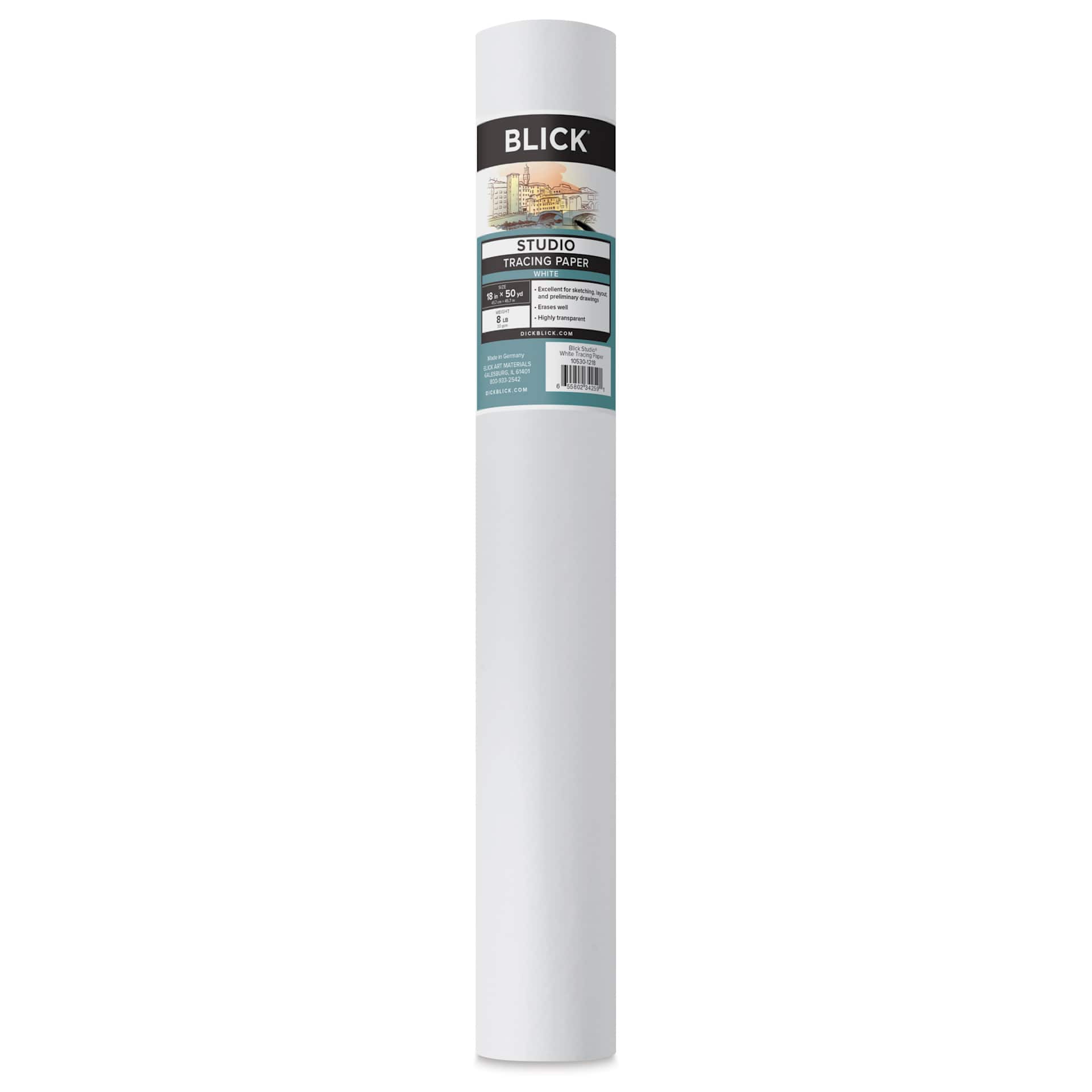 Blick Studio Tracing Paper Roll - 18" x 50 yds, White