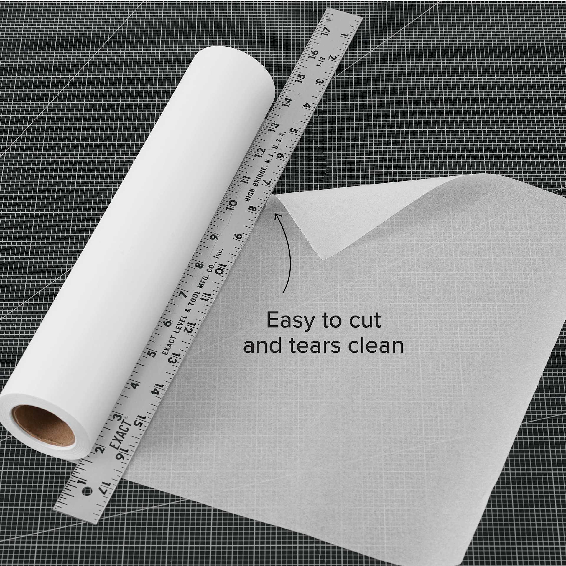 Easy to cut and tears clean.