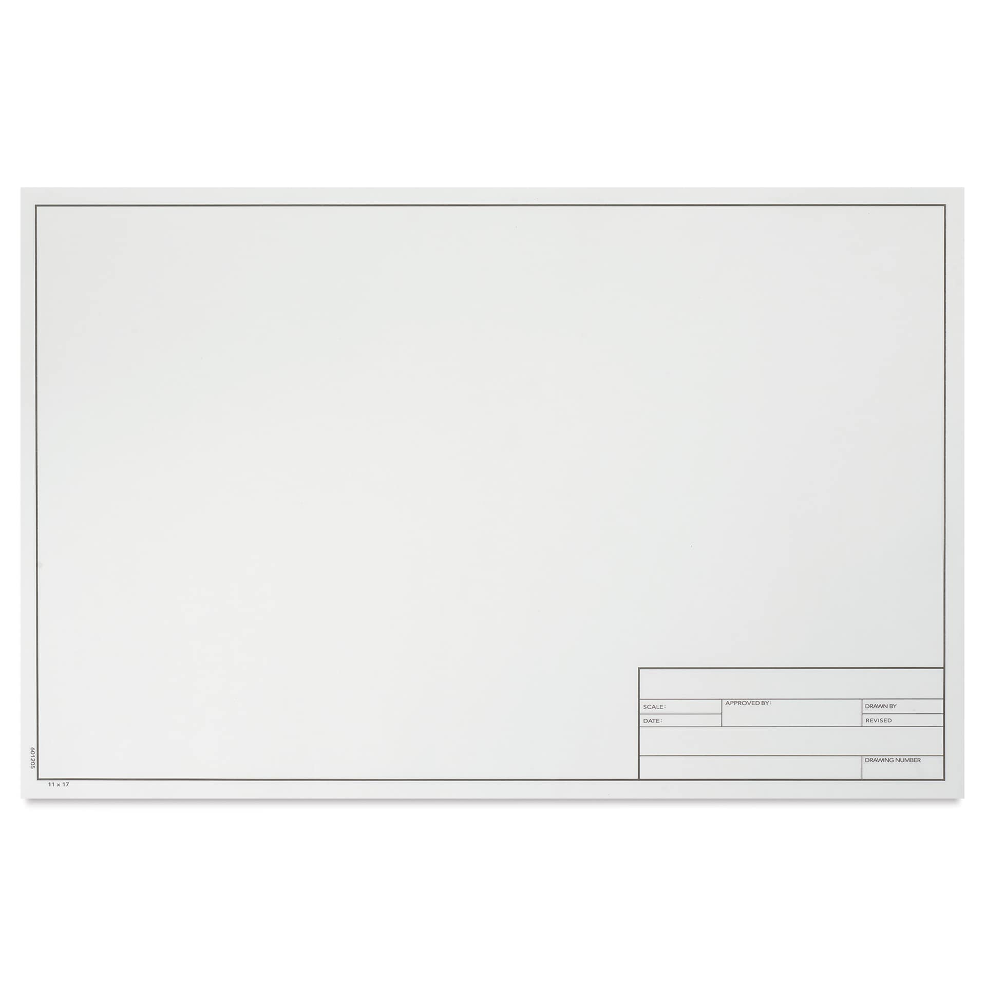 Pacific Arc Drafting Vellum Title Block - White, 11" x 17", 10 Sheets