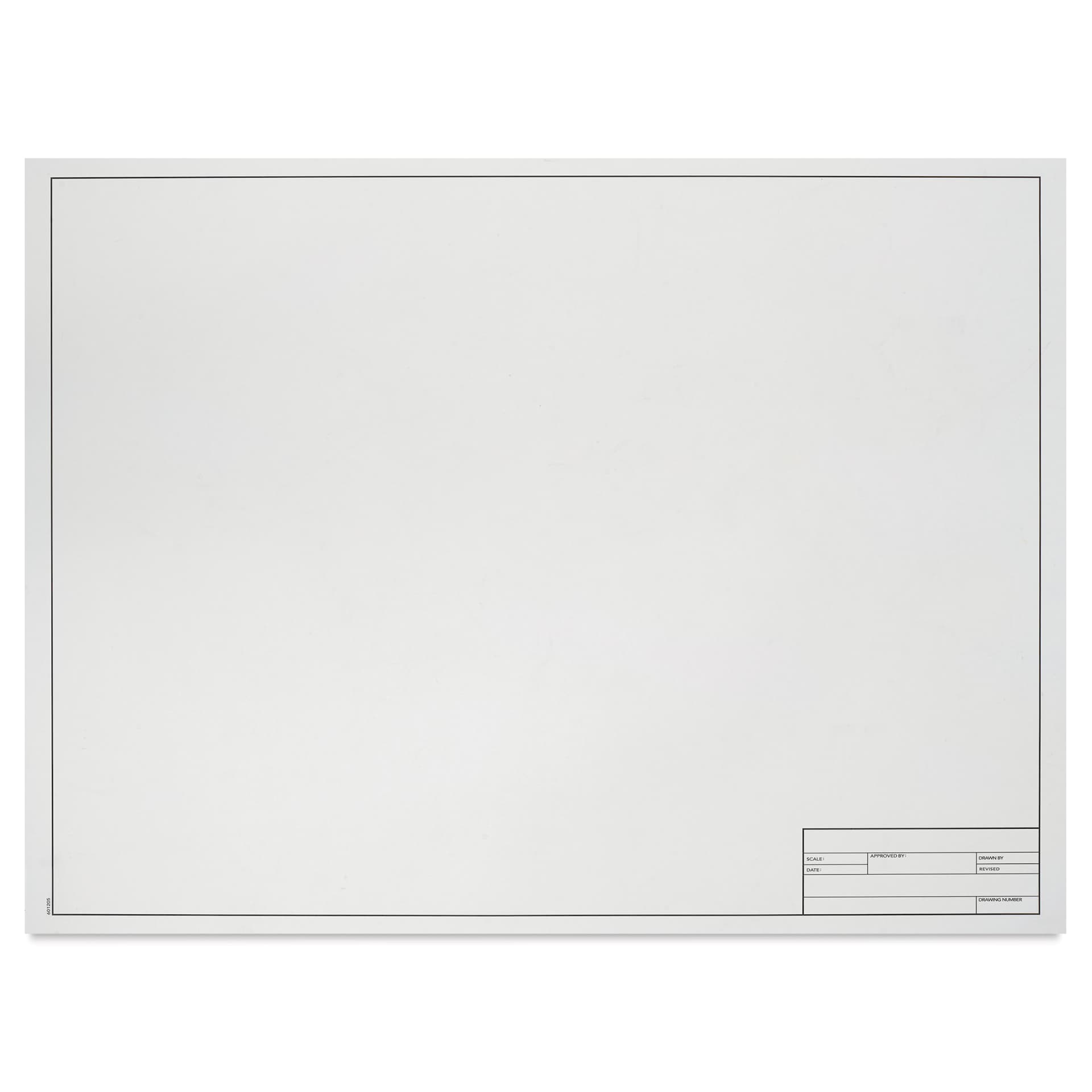 Pacific Arc Drafting Vellum Title Block - White, 18" x 24", 10 Sheets