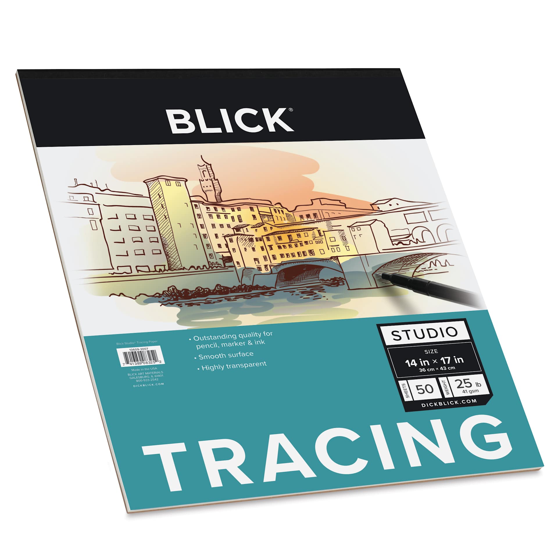 Blick Studio Tracing Paper Pad - 14" x 17", 50 Sheets