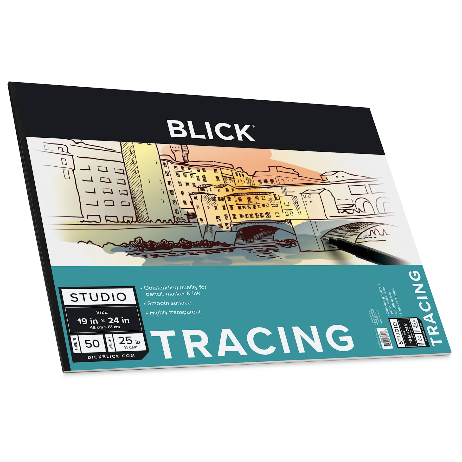 Blick Studio Tracing Paper Pad - 19" x 24", 50 Sheets