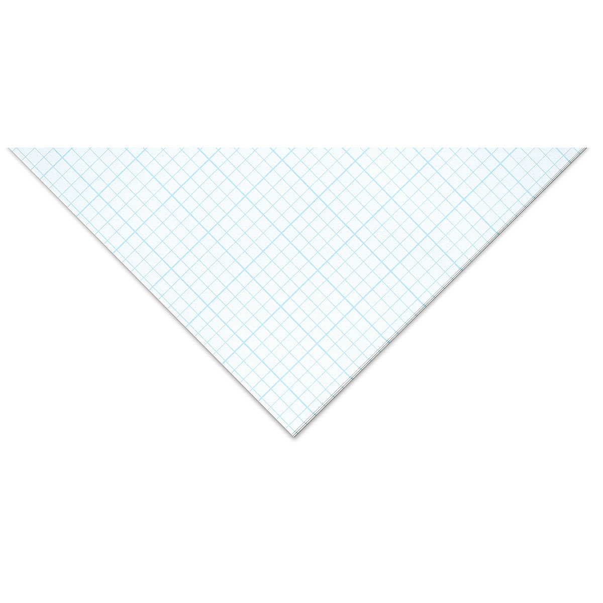 Bienfang Gridded Paper Pad - 8-1/2" x 11", close-up of a 4 x 4 Grid sheet