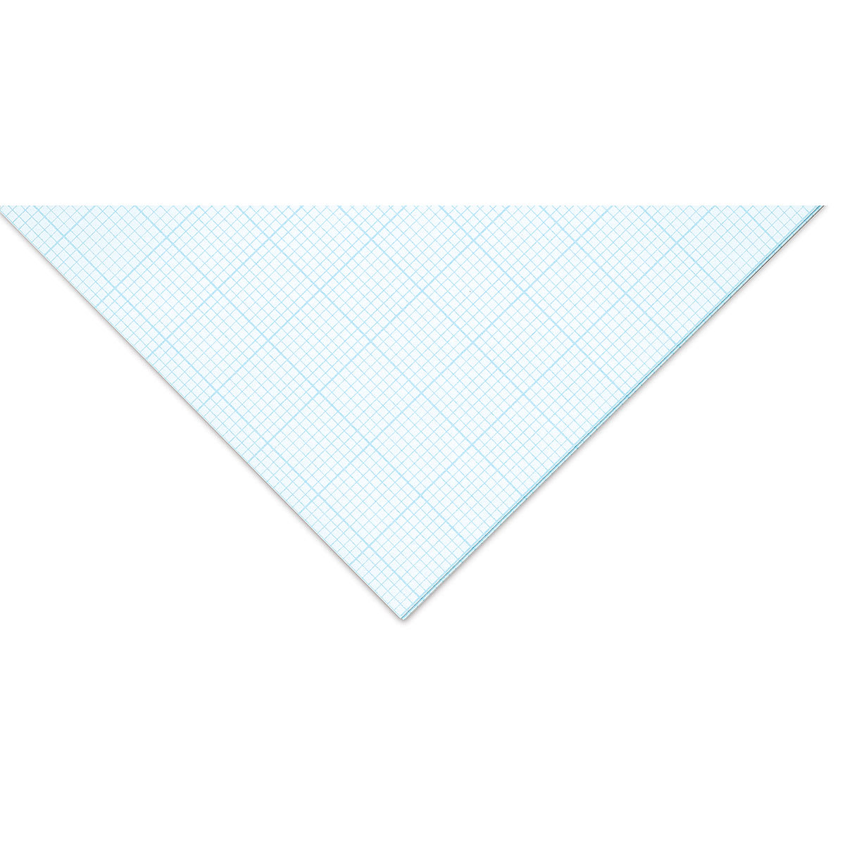 Bienfang Gridded Paper Pad - 8-1/2" x 11", close-up of a 8 x 8 Grid sheet