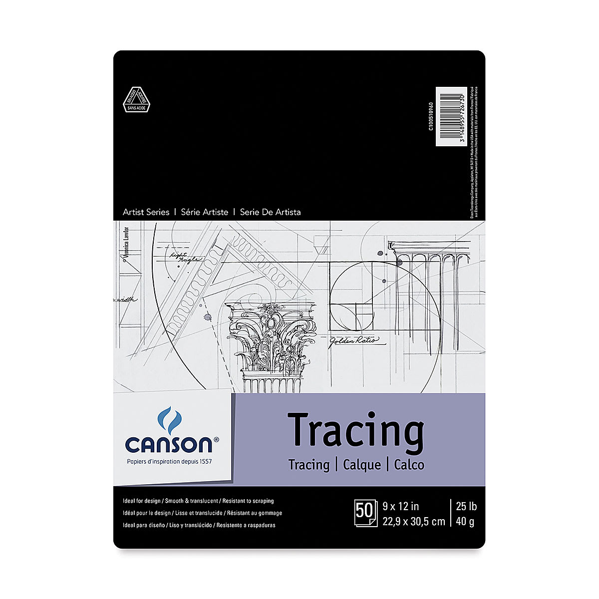 Canson Artist Series Tracing Paper Pads 