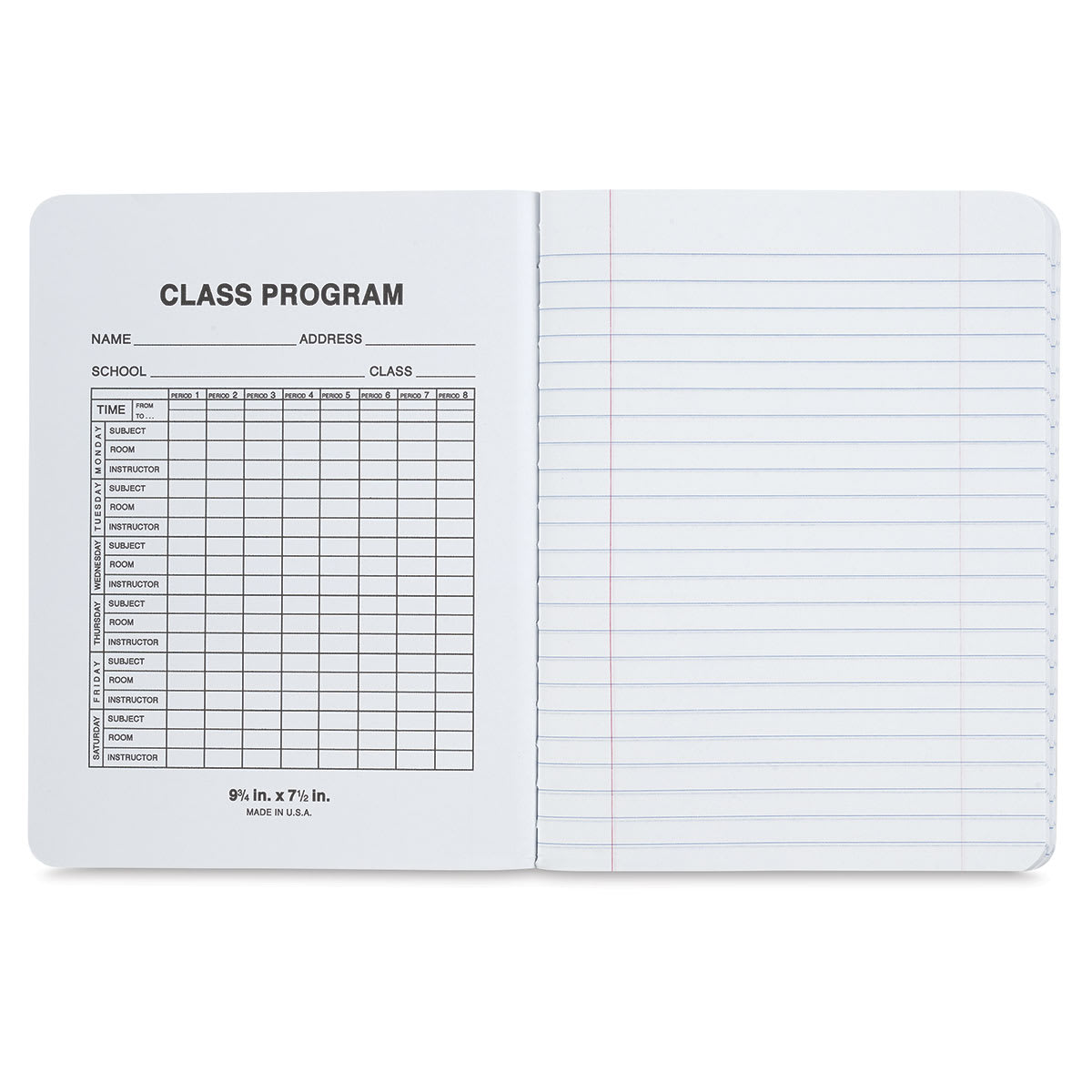 Roaring Spring Composition Notebooks - Inaisw cover of Black Wide Ruled Notebook