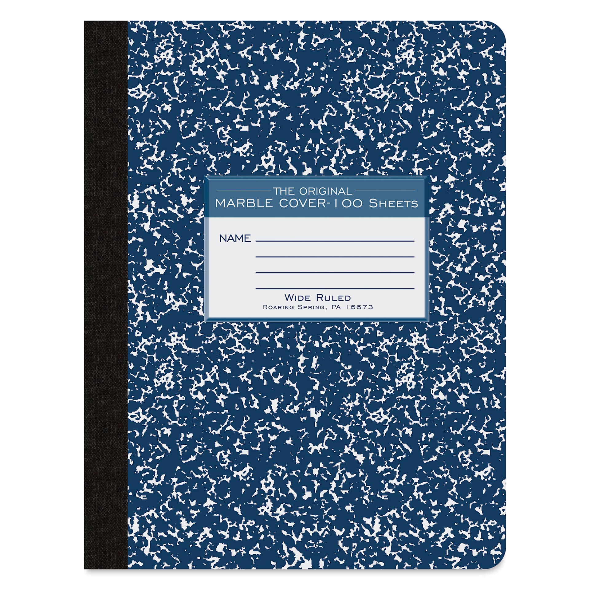 Roaring Spring Composition Notebook - 9-3/4" x 7-1/2", Ruled, Blue