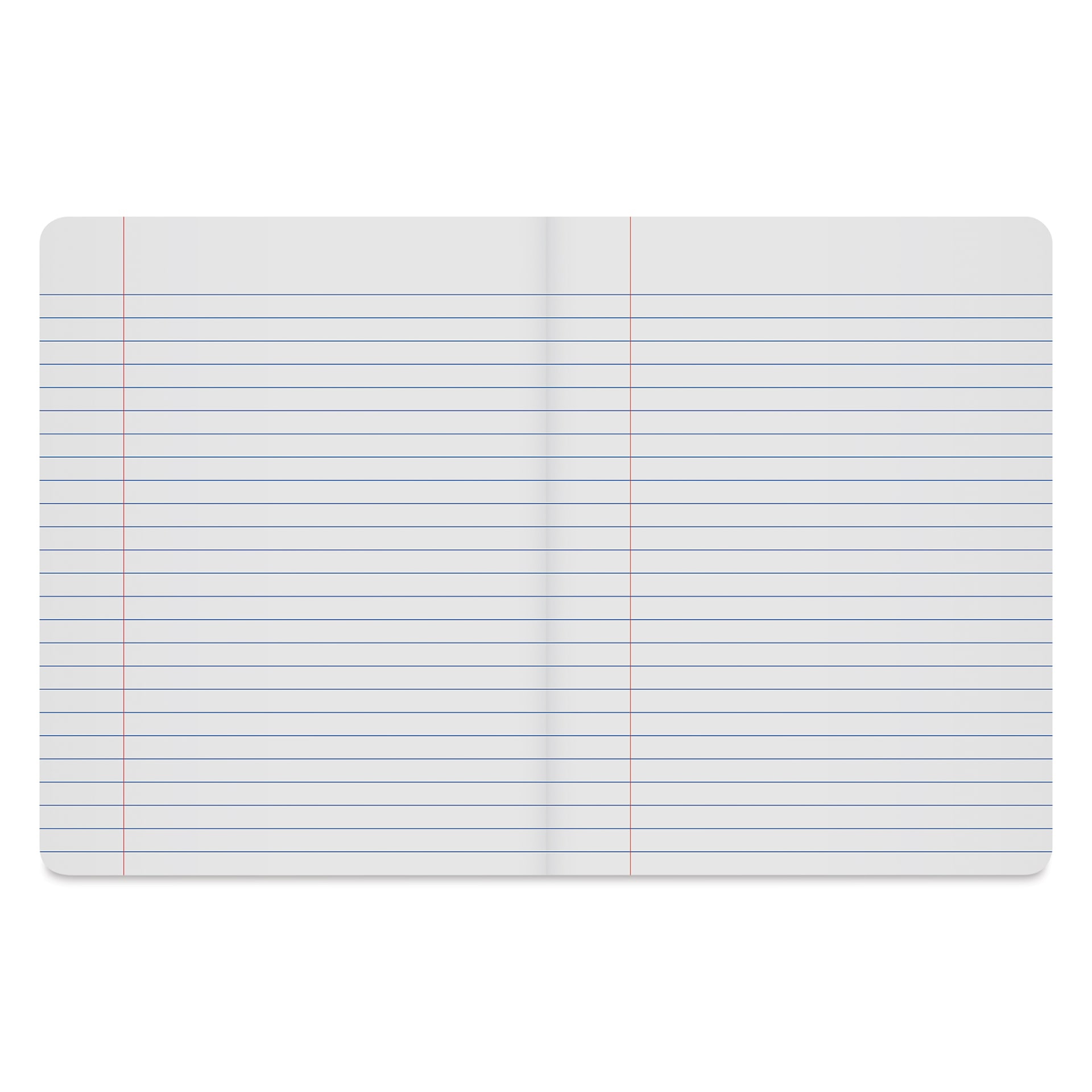 Roaring Spring Composition Notebook - 9-3/4" x 7-1/2", Ruled, Purple, open