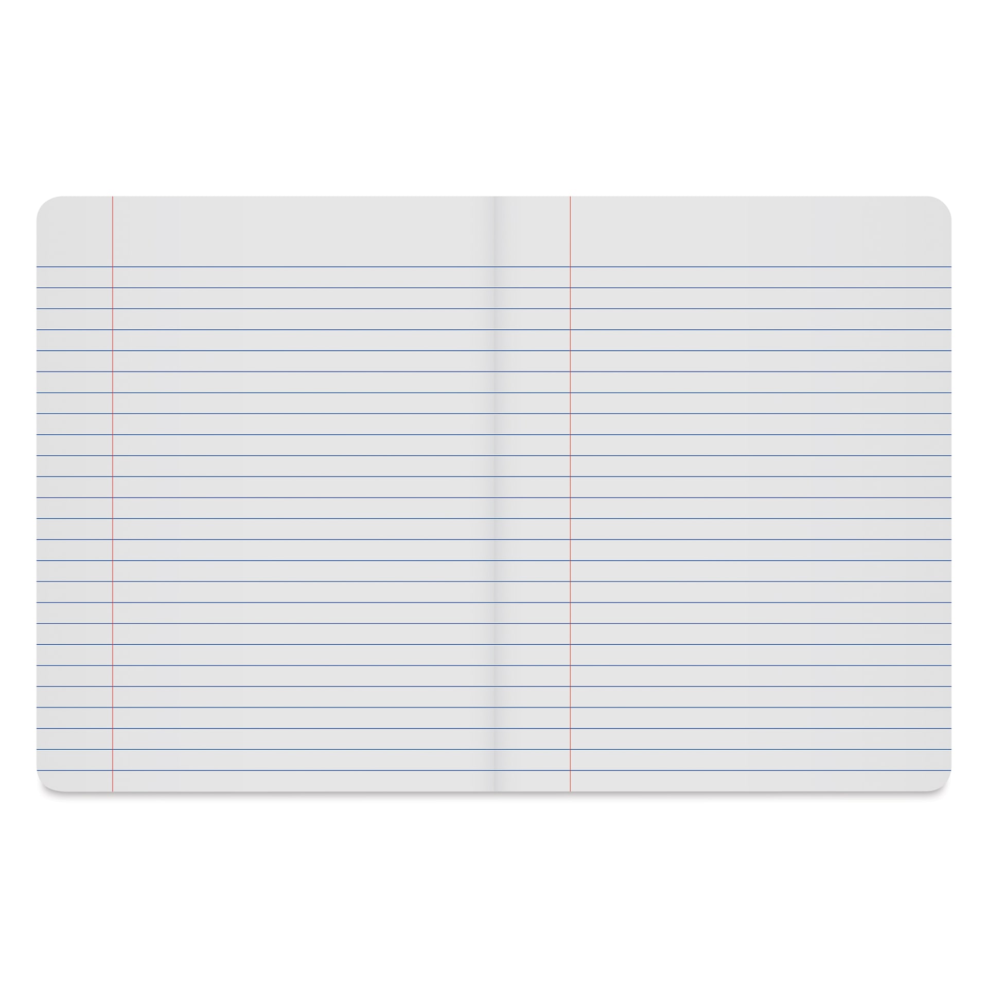 Roaring Spring Composition Notebook - 9-3/4" x 7-1/2", Ruled, Green, open