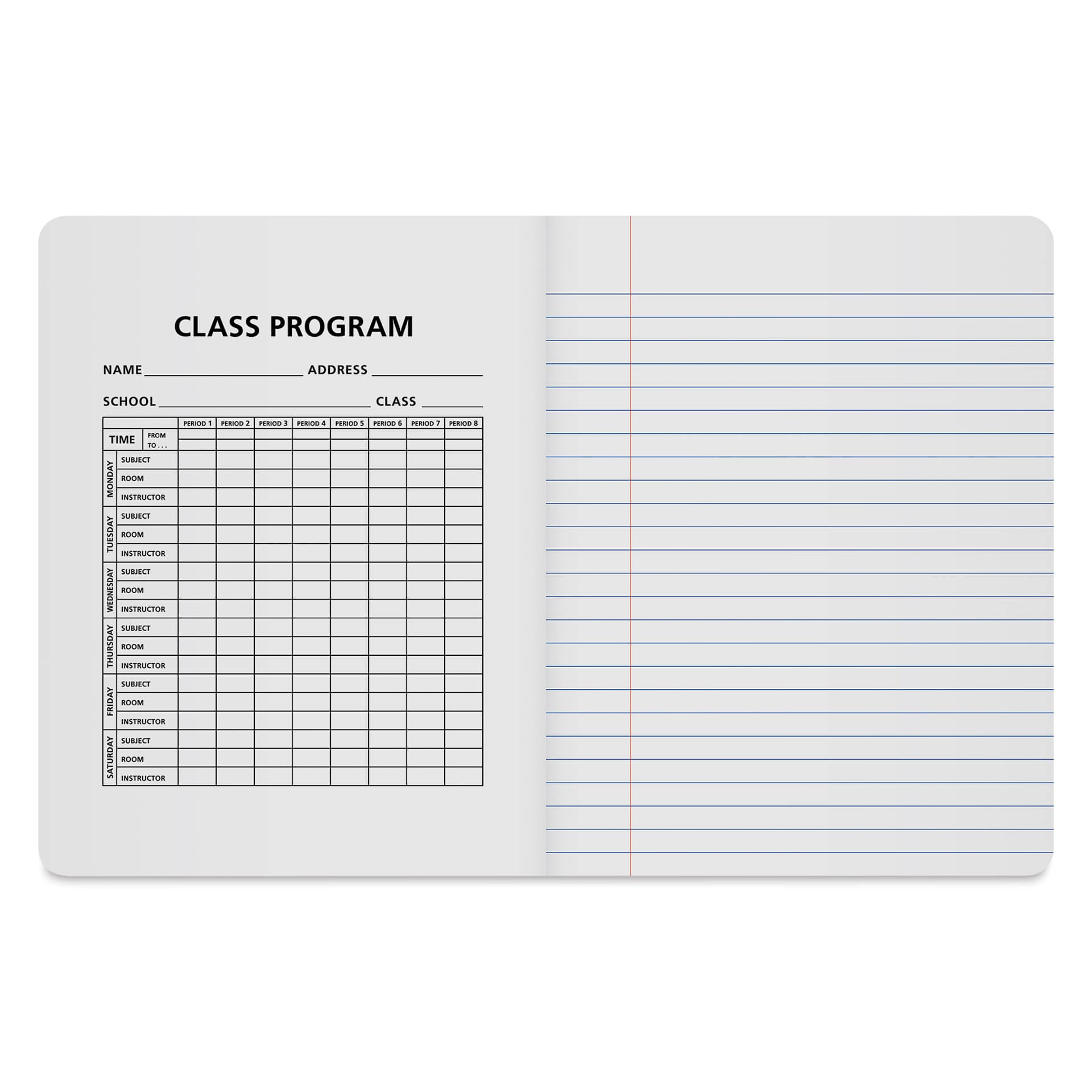 Roaring Spring Composition Notebook - 9-3/4" x 7-1/2", Ruled, Green, inside cover