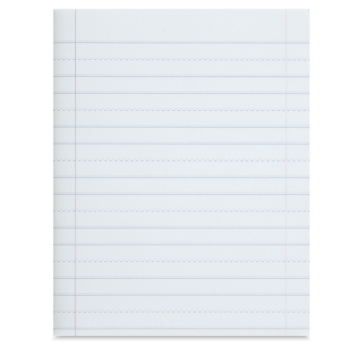 Primary Composition Notebooks - Sheet with one inch solid and dotted lines
