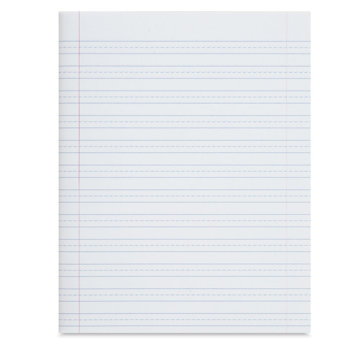 Primary Composition Notebooks - Sheet with 1/2 inch solid and dotted lines