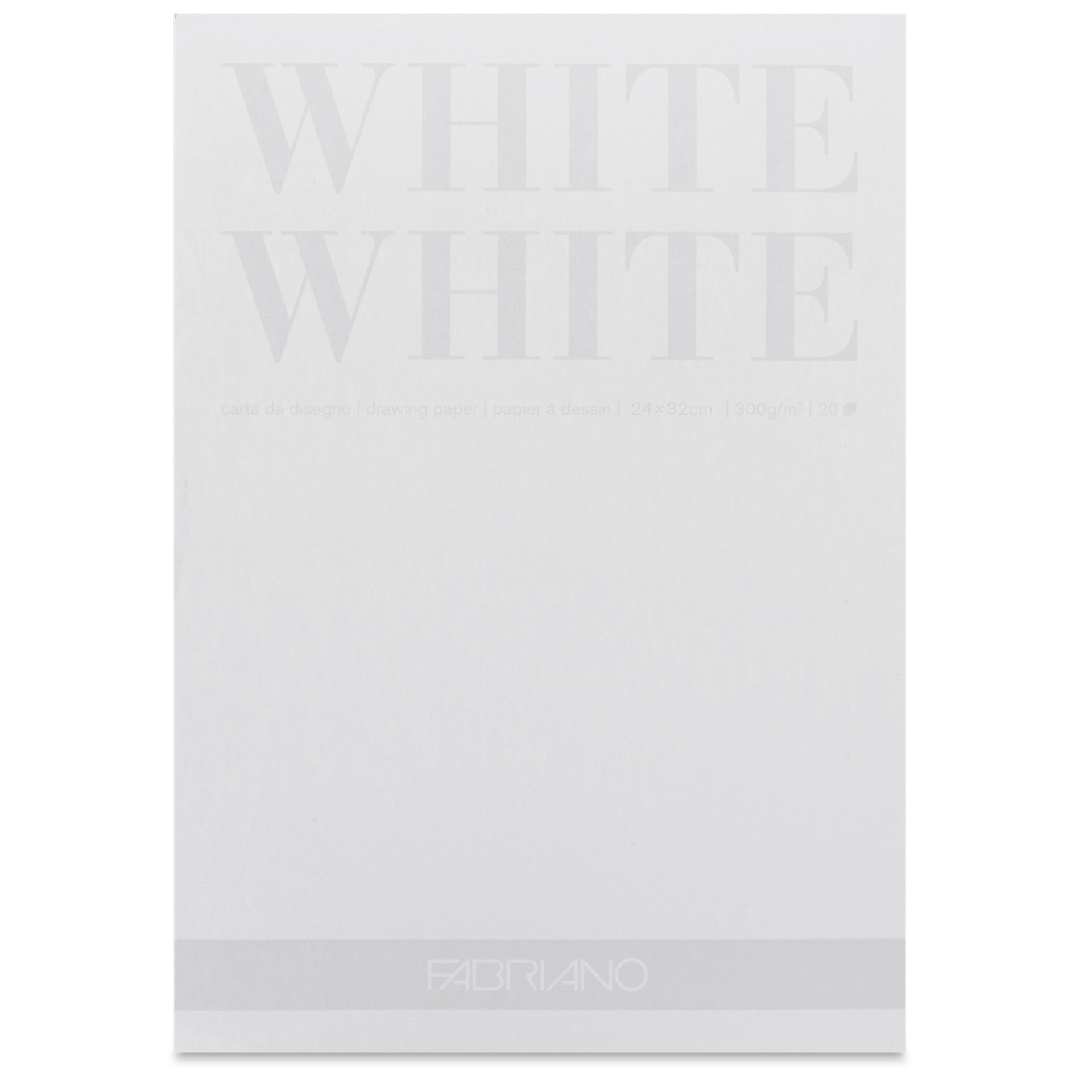 Fabriano White/White Pad 9" x 12", 300 gsm