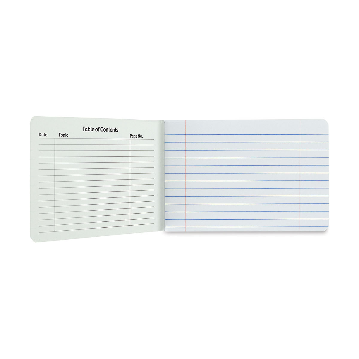 Pacon Junior Composition Book - Inside Front cover showing lined paper
