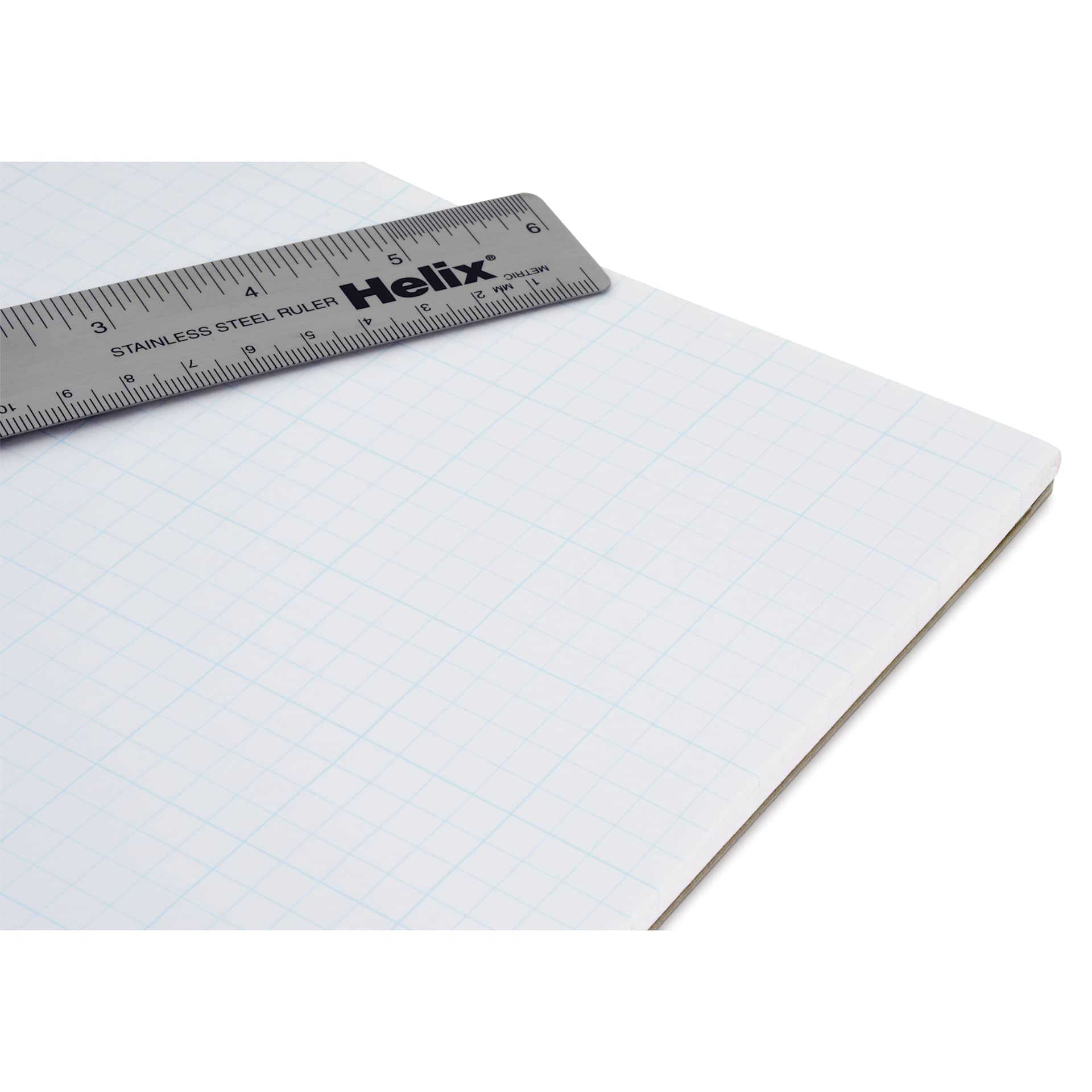 Helix Graph Bond Paper Pad - 11" x 17", 4 x 4, with ruler (not included)