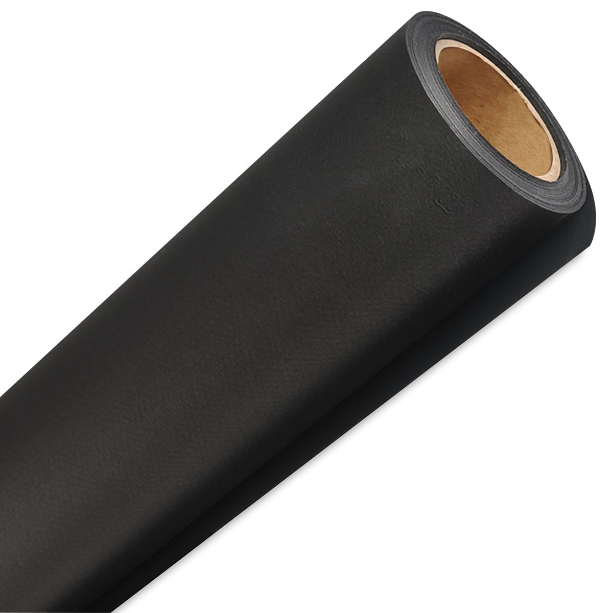 Canson Mi-Teintes Drawing Paper Rolls - Closeup of one end of Black roll
