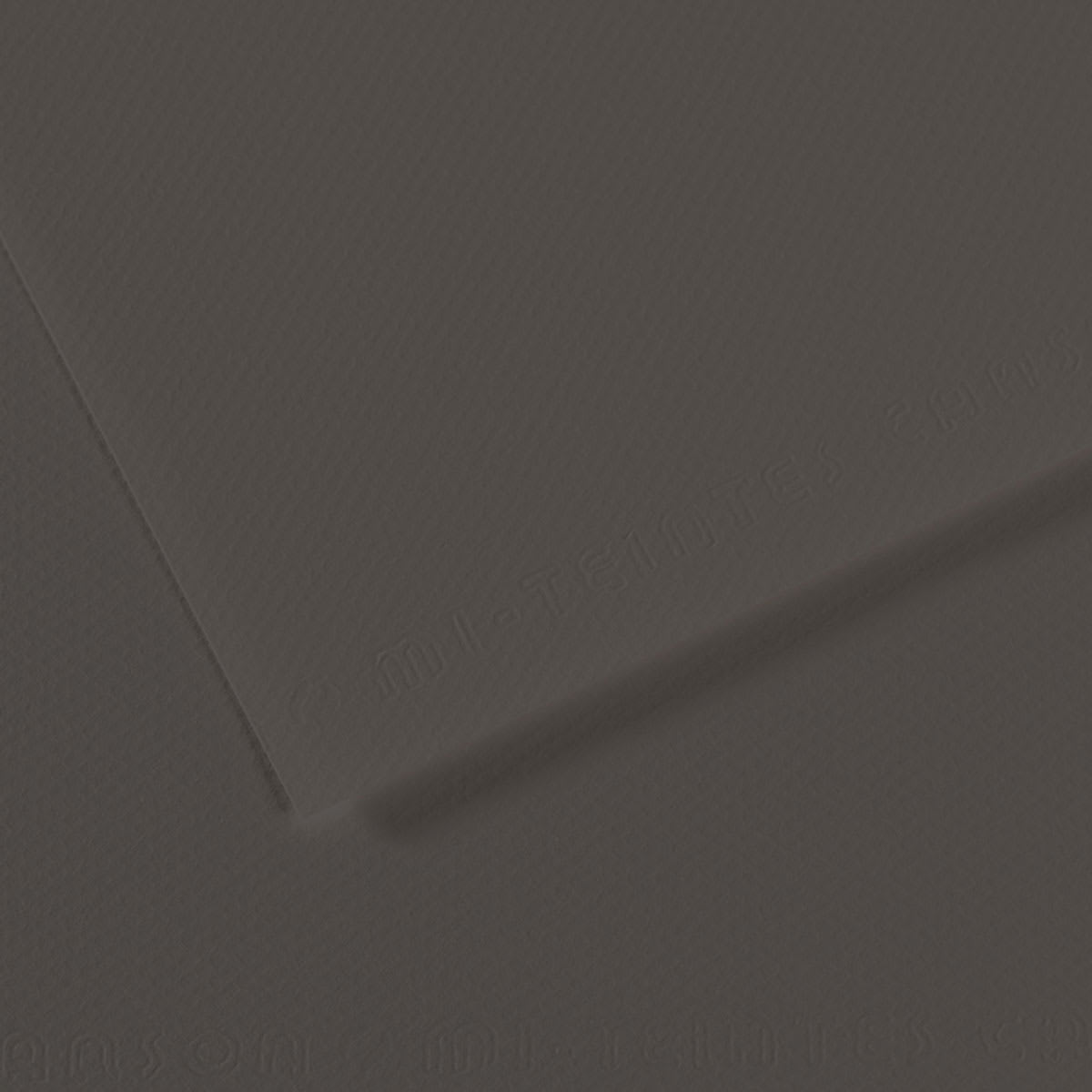 Canson Mi-Teintes Drawing Papers - 8-1/2" x 11", Charcoal Gray, 25 Sheets