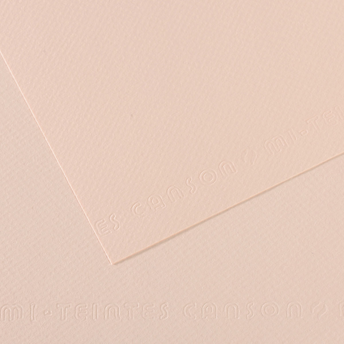 Canson Mi-Teintes Drawing Papers - 8-1/2" x 11", Dawn Pink, 25 Sheets