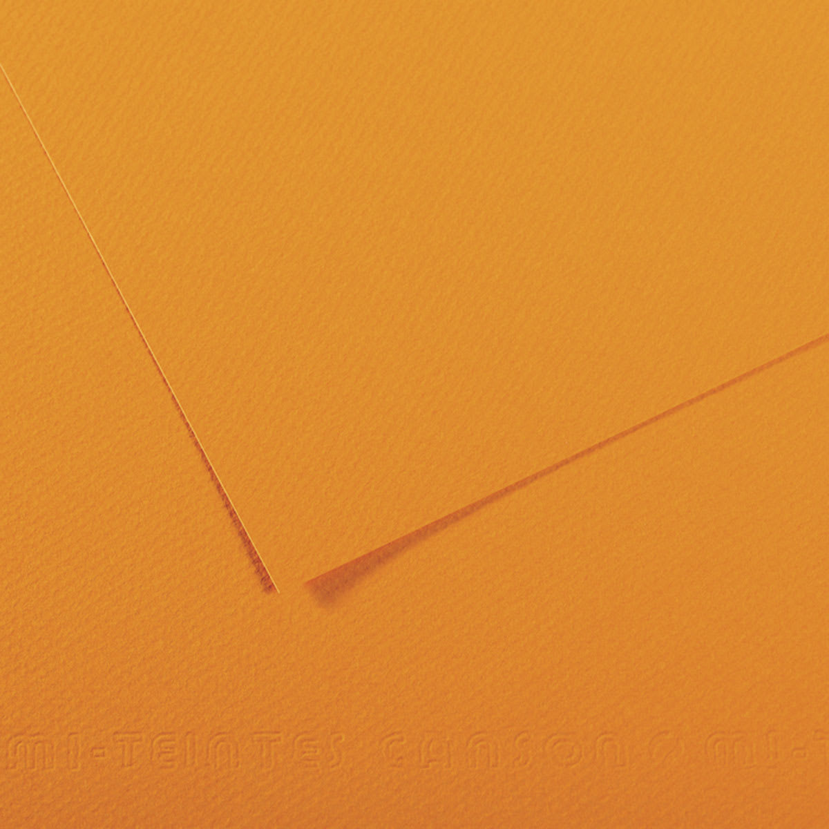Canson Mi-Teintes Drawing Papers - 8-1/2" x 11", Cadmium Yellow, 25 Sheets