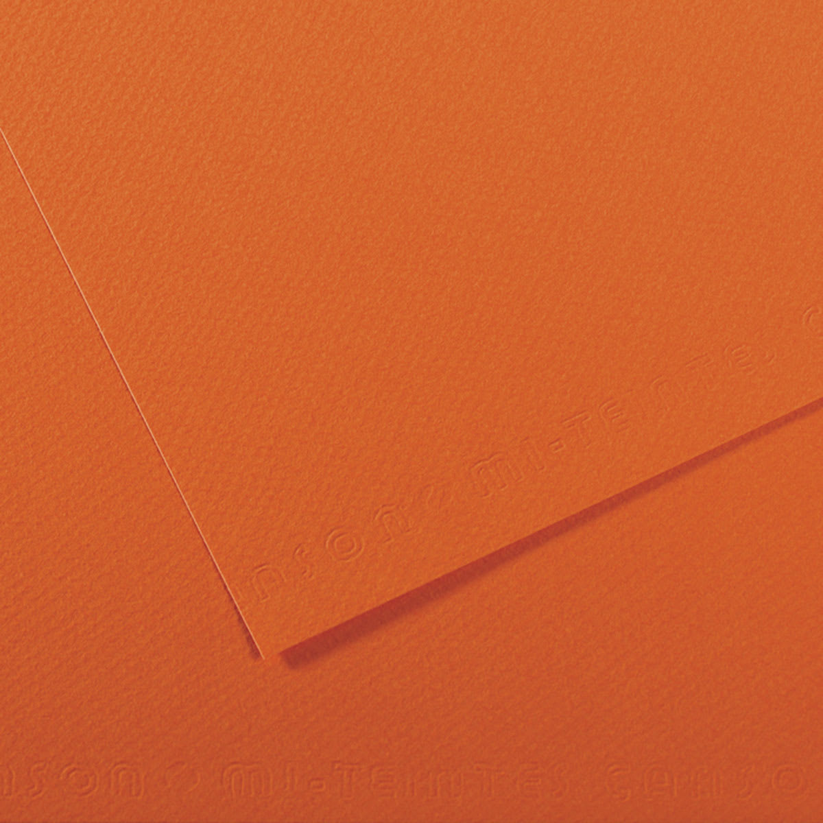 Canson Mi-Teintes Drawing Paper - 19" x 25", Orange, Single Sheet