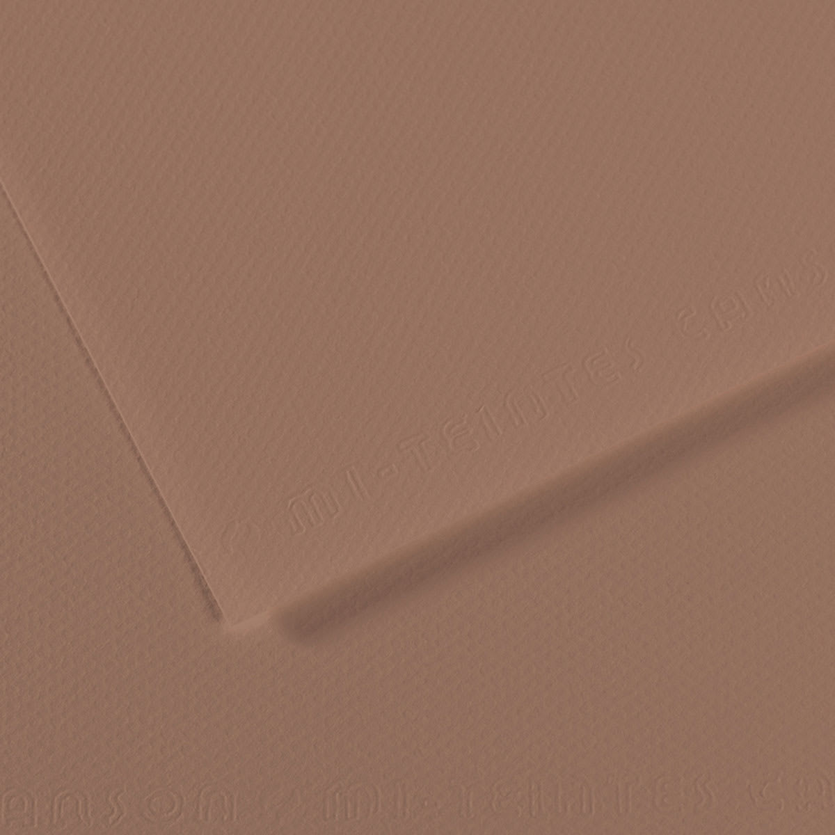 Canson Mi-Teintes Drawing Paper - 19" x 25", Chestnut Brown, Single Sheet
