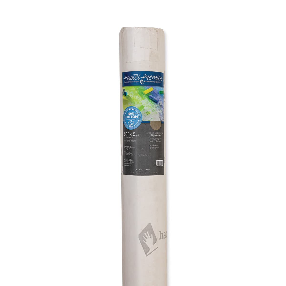 Handbook Journal Co. Pastel Premier Sanded Paper - 53" x 5 yds, Clay, 320 Grit, Roll, close-up