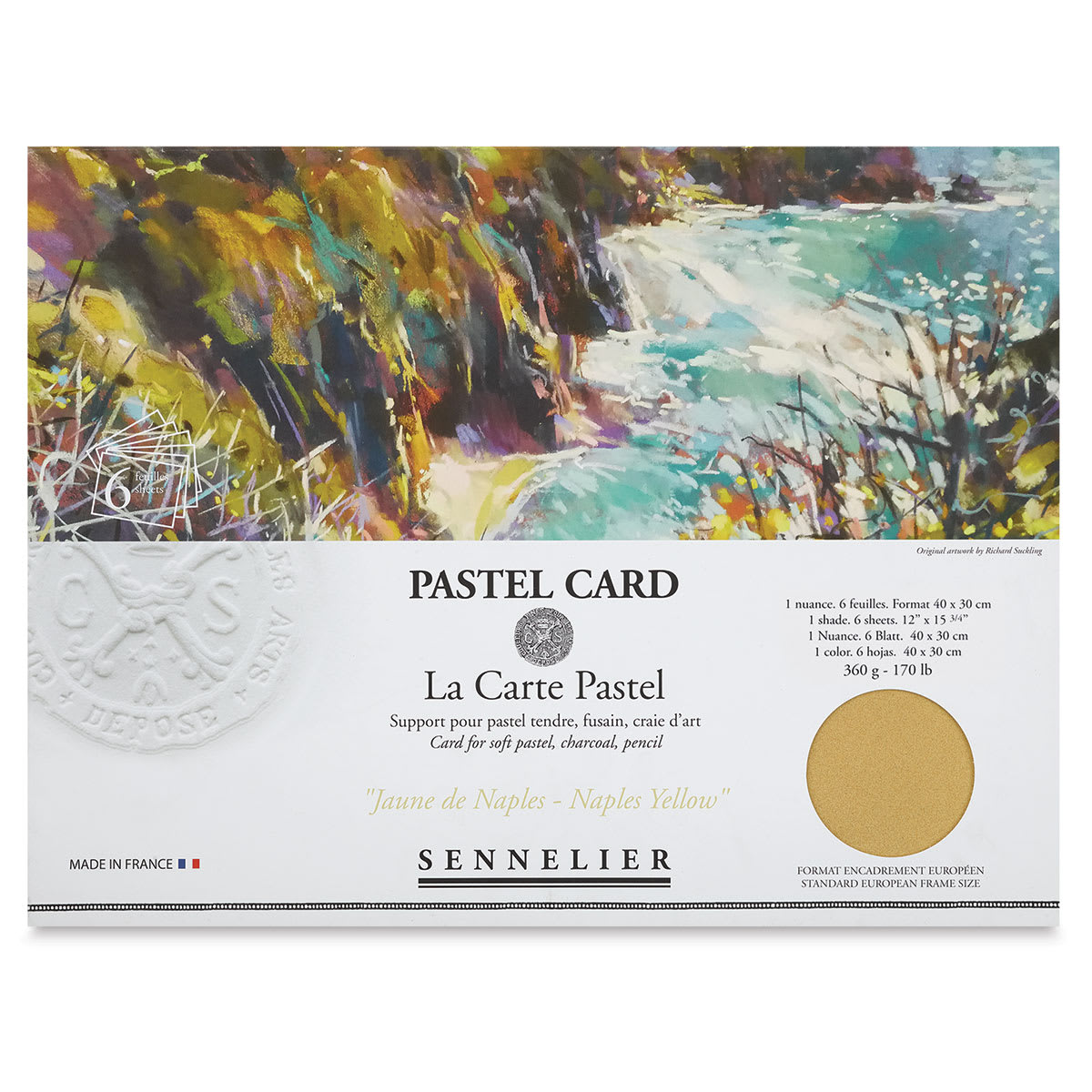 Sennelier La Carte Pastel Card