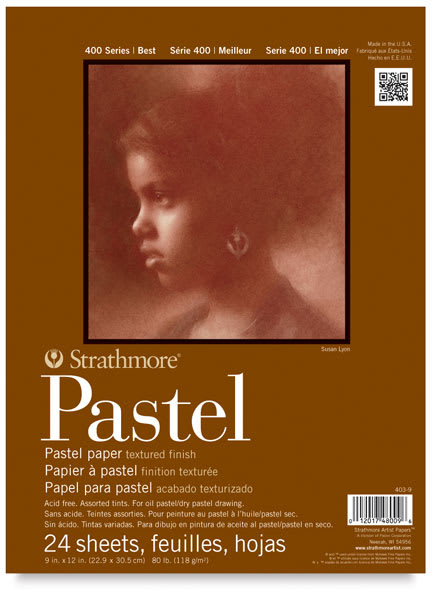 Pastel Paper Pad, 24 Sheets 9" x 12"