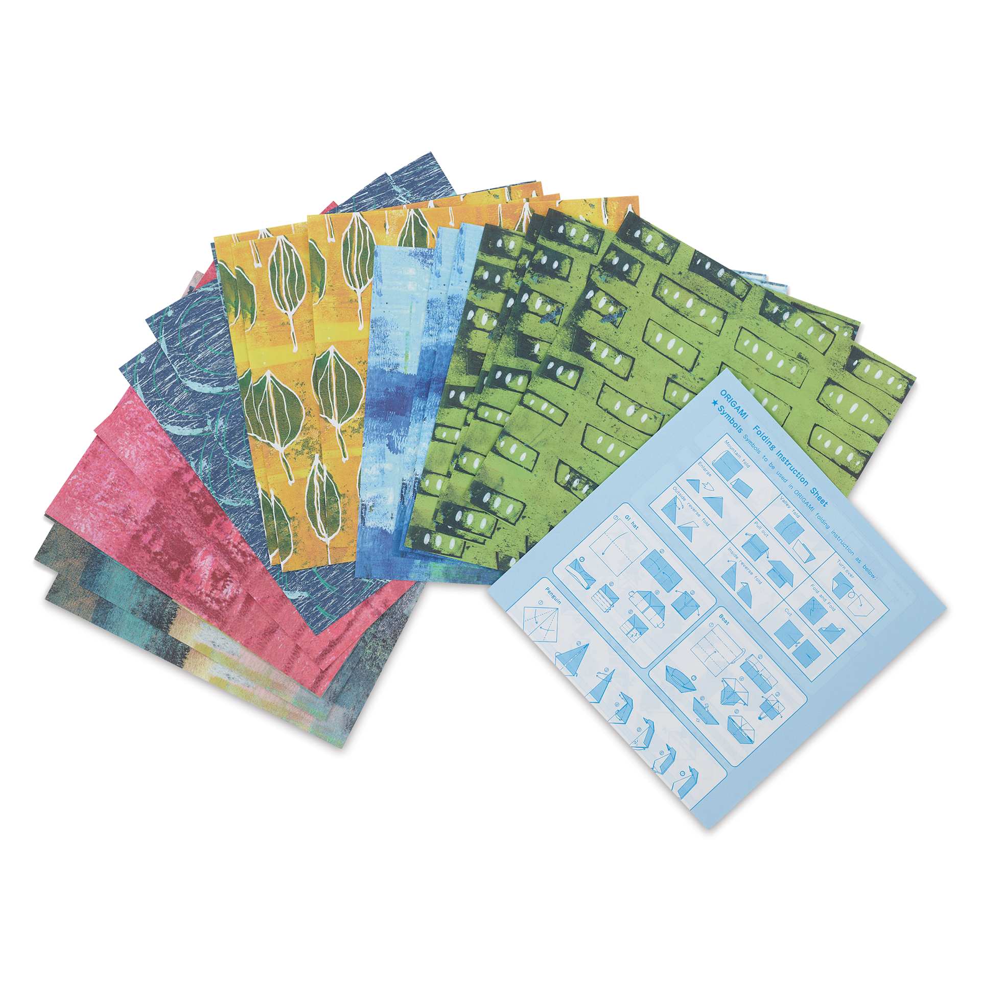 Yasutomo Karen Elaine Origami Paper Pack - Mishmash, Pkg of 24